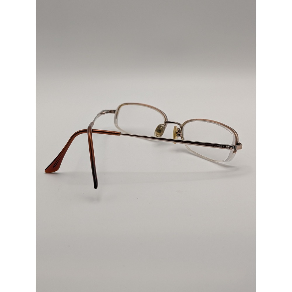 DKNY DY5541-B Eyeglasses Frames Only Rose Gold Half Rim‎ Tortoise Temples 50mm